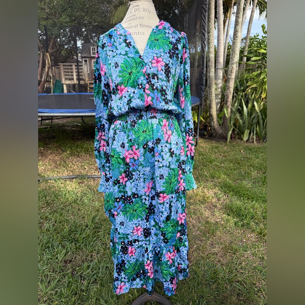 Lilly Pulitzer maxi dress size  12 excellent condition